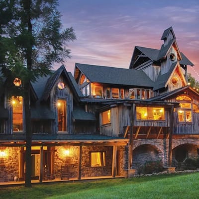 Whimsical Gatehouse at Dark Horse Estate